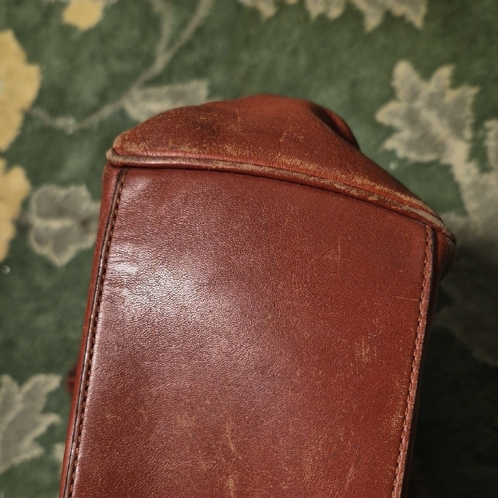 Coach Rich Brown Leather Shoulder Bag - Picture 8 of 15